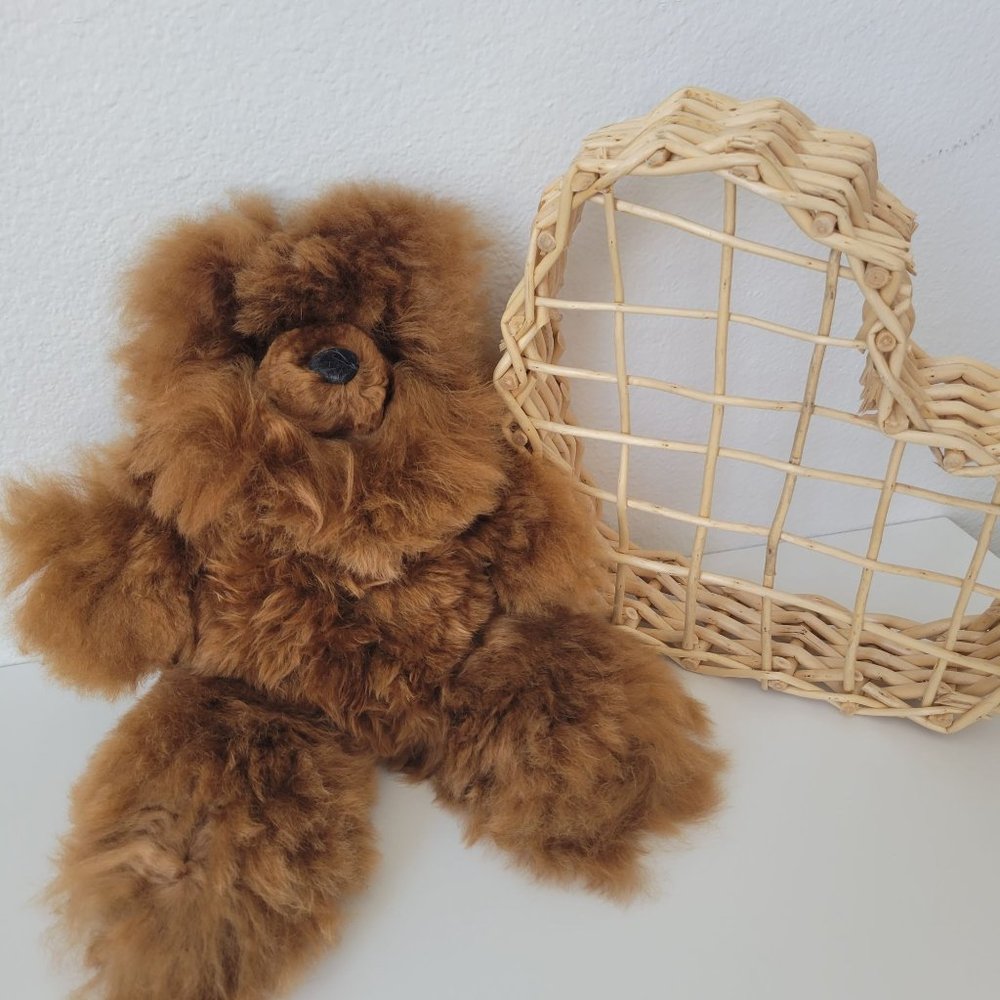 Alpaca Plush Toy 225/ Soft Stuffed Cute Alpacasso / Sheep Llama Animal Doll/Hand